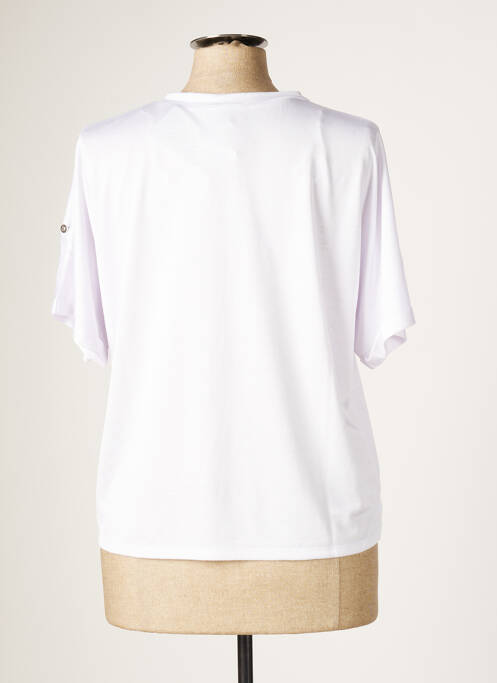 T-shirt blanc MARBLE pour femme