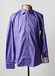 Chemise manches longues violet DARIO BELTRAN pour homme seconde vue