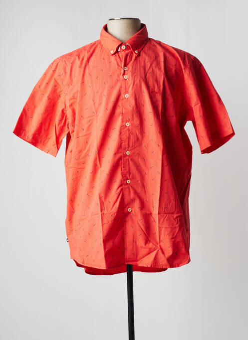 Chemise manches courtes orange DARIO BELTRAN pour homme