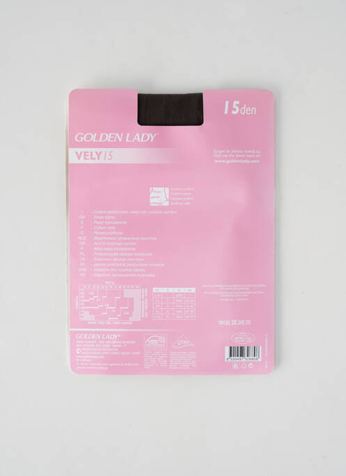 Collants gris GOLDEN LADY pour femme