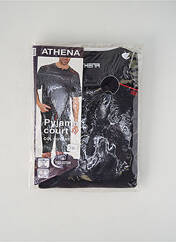 Pyjashort gris ATHENA pour homme seconde vue