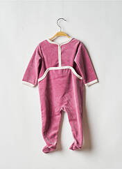 Pyjama rose PETIT BATEAU pour fille seconde vue