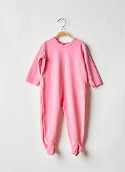 Pyjama rose PETIT BATEAU pour fille seconde vue