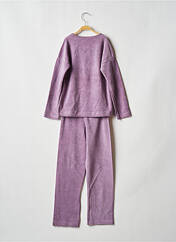 Pyjama violet PETIT BATEAU pour fille seconde vue