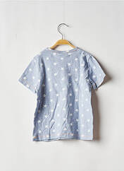 T-shirt bleu PETIT BATEAU pour fille seconde vue