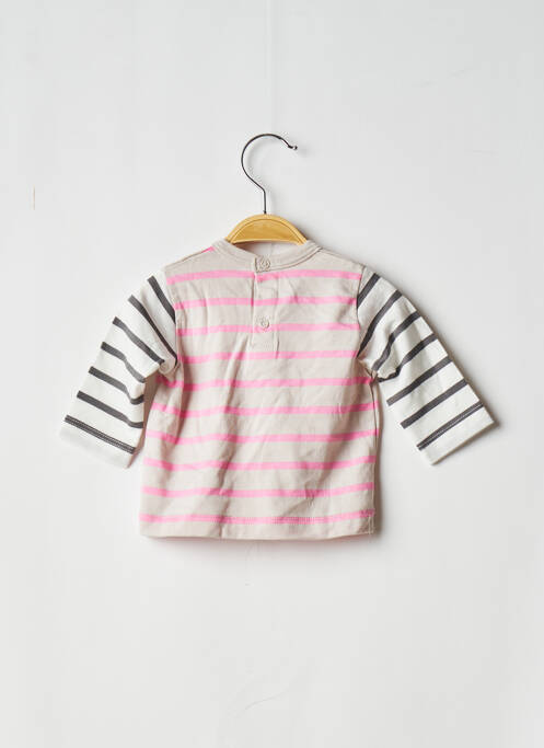 T-shirt rose PETIT BATEAU fille