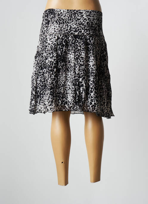 Jupe mi-longue gris ET COMPAGNIE femme