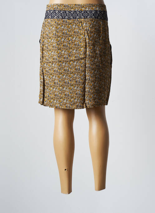 Jupe mi-longue jaune ET COMPAGNIE pour femme