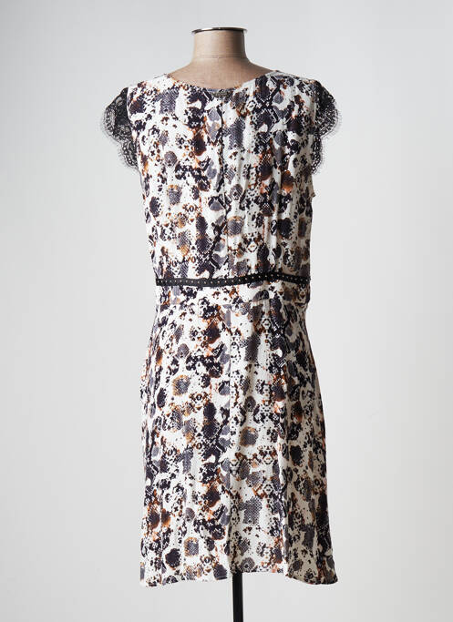 Robe mi-longue blanc HUIT SIX SEPT pour femme