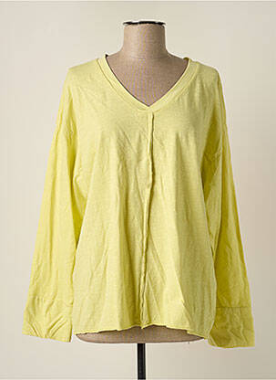 T-shirt jaune WIYA pour femme