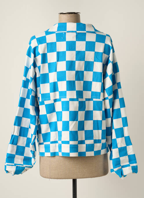 Veste casual bleu WIYA pour femme