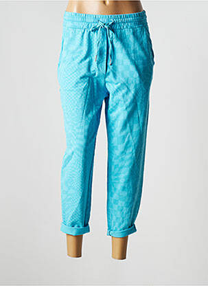Pantalon chino bleu WIYA pour femme