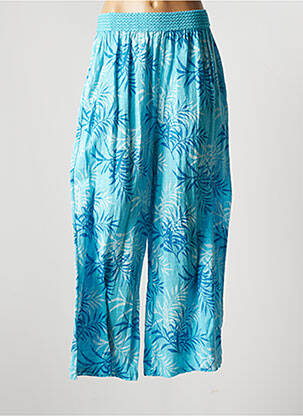 Pantalon large bleu WIYA pour femme