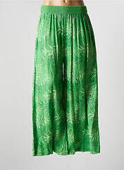Pantalon large vert WIYA pour femme seconde vue