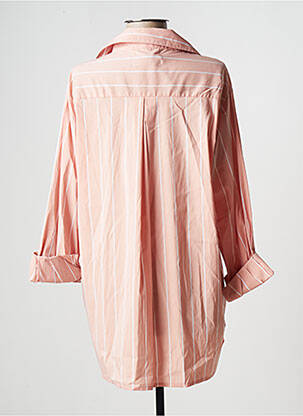 Chemisier poches poitrine manches longues rose WIYA femme