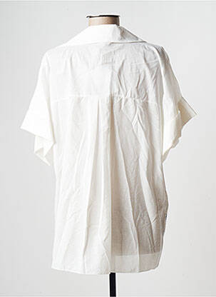 Chemisier manches courtes manches courtes blanc INTUITION femme
