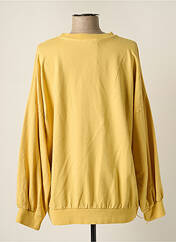 Sweat-shirt jaune WIYA pour femme seconde vue