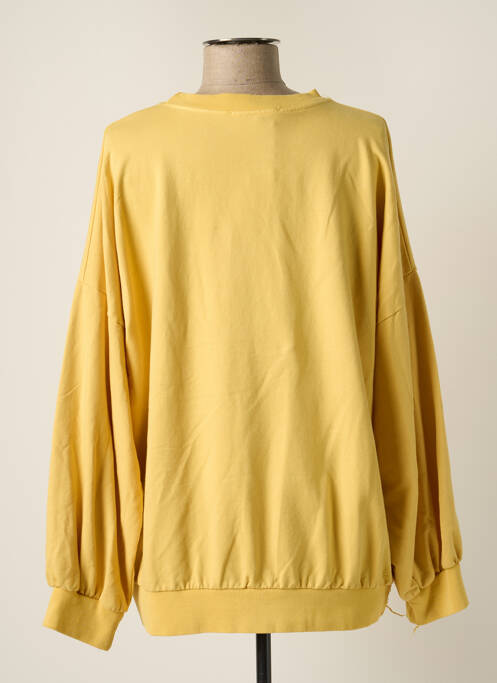 Sweat-shirt jaune WIYA pour femme
