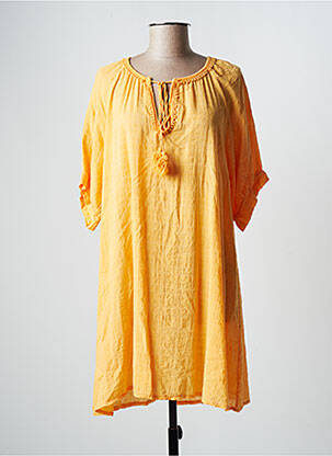 Robe courte orange WIYA pour femme