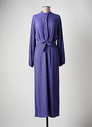 Robe longue violet W. STUDIO pour femme
