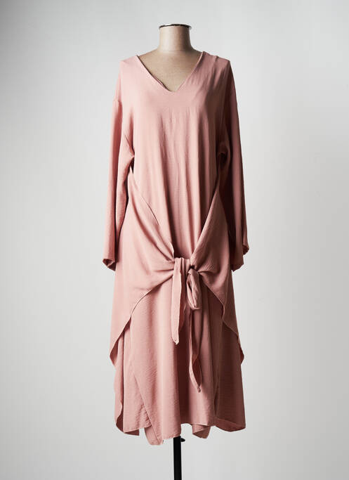 Robe longue rose W. STUDIO pour femme