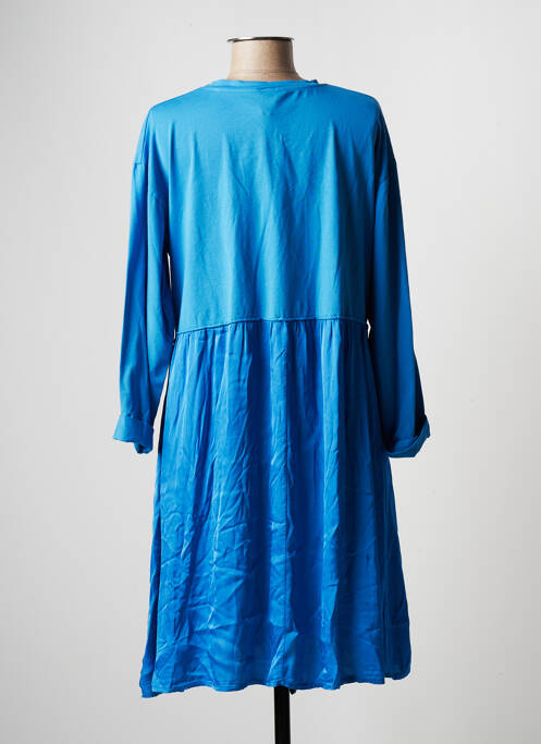 Robe mi-longue bleu WIYA pour femme