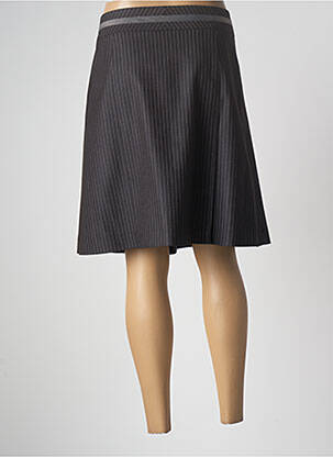 Jupe mi-longue taille normale noir K'TENDANCES femme