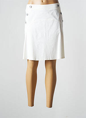 Jupe courte poches beige K'TENDANCES femme