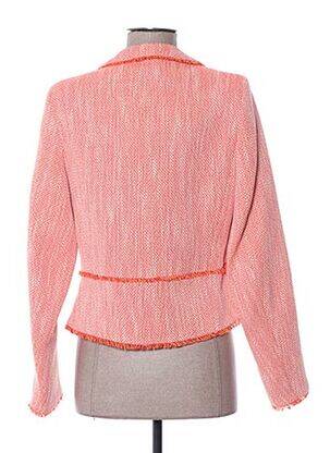 Veste casual col tailleur orange KARTING femme