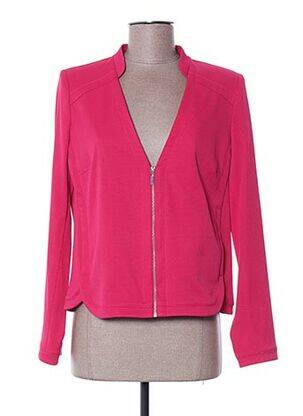 Veste casual coupe droite rose KARTING femme