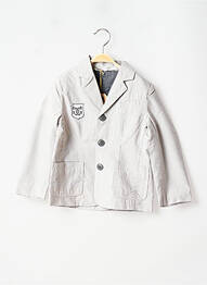 Blazer tissage popeline gris MARESE fille
