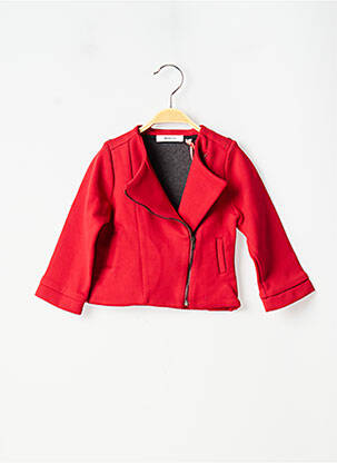 Veste casual coupe droite rouge MARESE fille