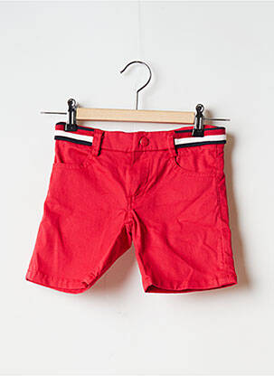 Bermuda taille élastique taille élastique rouge MARESE garçon