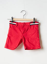 Bermuda taille élastique taille élastique rouge MARESE garcon