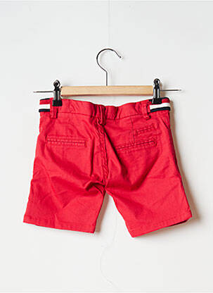 Bermuda taille élastique taille élastique rouge MARESE garçon