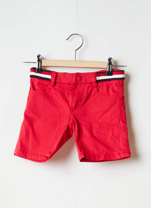 Bermuda taille élastique taille élastique rouge MARESE garcon