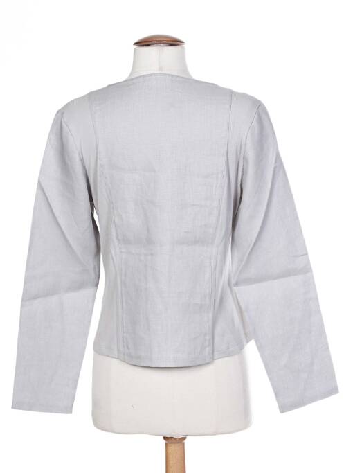 Veste chic gris MALOKA pour femme
