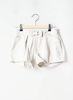 Short poches taille ajustable gris MARESE fille