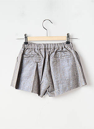 Short poches taille élastique gris MARESE fille