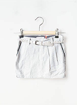 Jupe mi-longue taille ajustable bleu MARESE fille