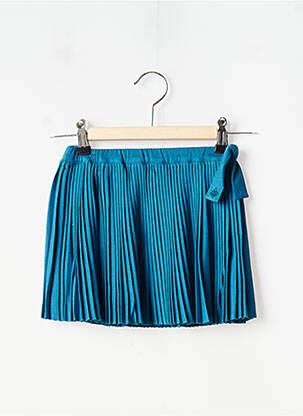 Jupe mi-longue finition bord franc bleu MARESE fille