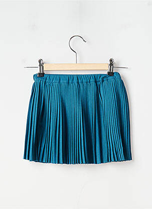 Jupe mi-longue finition bord franc bleu MARESE fille