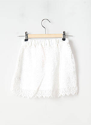 Jupe mi-longue doublure blanc MARESE fille