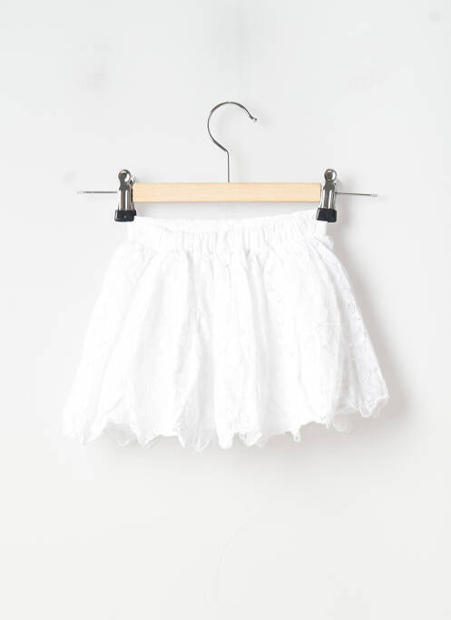 Jupe mi-longue blanc MARESE fille