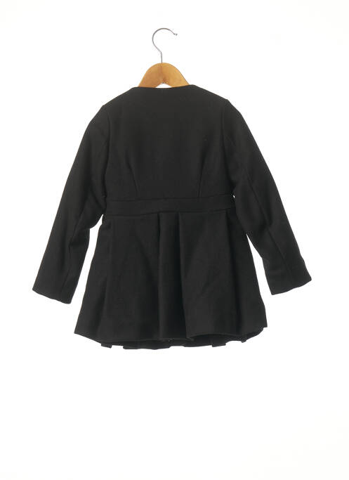 Manteau long noir MARESE pour fille