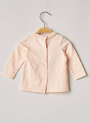 T-shirt fermeture boutonnée au dos manches longues rose MARESE fille