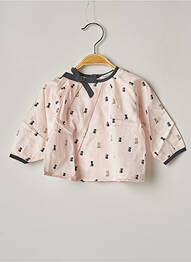 Blouse manches longues manches longues rose MARESE fille