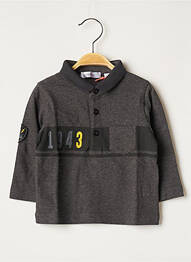 Polo manches longues manches longues gris MARESE garcon