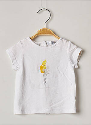 T-shirt coupe droite manches courtes blanc MARESE fille