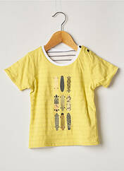 T-shirt jaune MARESE pour garçon seconde vue